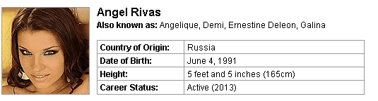 Pornstar Angel Rivas
