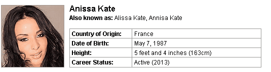 Pornstar Anissa Kate