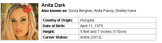 Pornstar Anita Dark