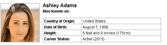 Pornstar Ashley Adams
