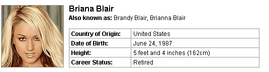 Pornstar Briana Blair