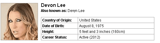 Pornstar Devon Lee