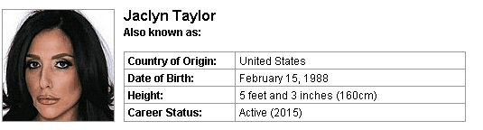 Pornstar Jaclyn Taylor