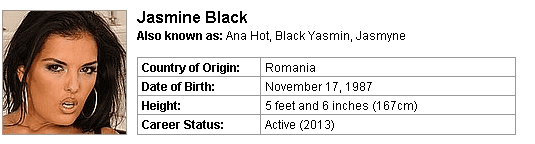 Pornstar Jasmine Black