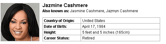 Pornstar Jazmine Cashmere
