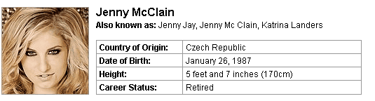 Pornstar Jenny McClain