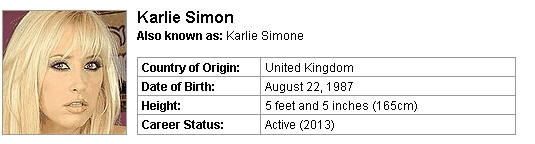 Pornstar Karlie Simon