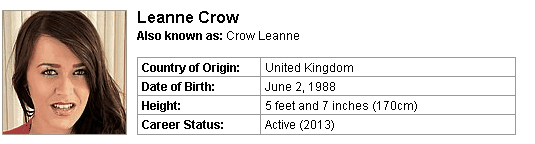 Pornstar Leanne Crow