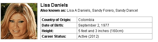 Pornstar Lisa Daniels
