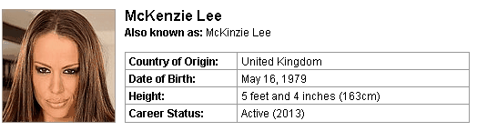Pornstar McKenzie Lee