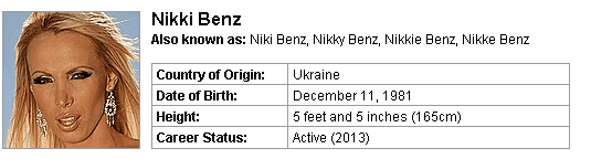 Pornstar Nikki Benz