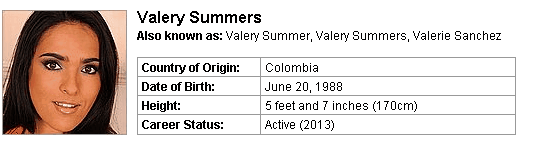 Pornstar Valery Summers