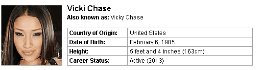 Pornstar Vicki Chase