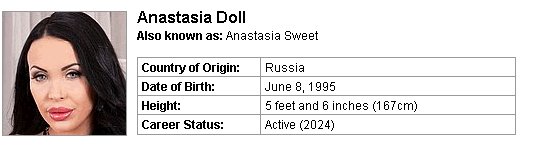 Pornstar Anastasia Doll