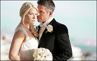 Beautiful bride Anikka Albrite is having a hot sex with her husband Mick Blue