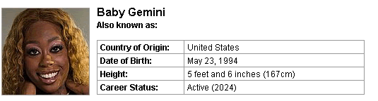 Pornstar Baby Gemini