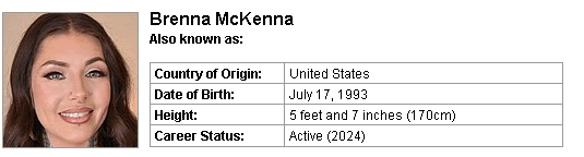 Pornstar Brenna McKenna