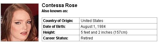 Pornstar Contessa Rose