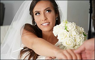 Gorgeous bride Kelsi Monroe getting fucked