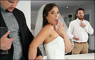 Gorgeous bride Kelsi Monroe getting fucked