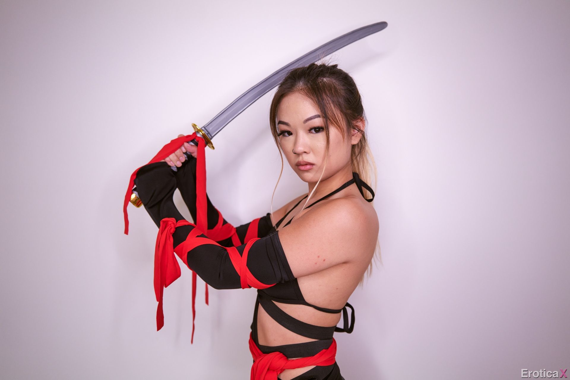 Free Porn Pics of Sexy ninja Lulu Chu posing for camera - MyPornstarBook.net