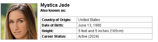 Pornstar Mystica Jade