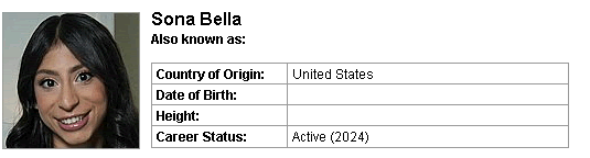 Pornstar Sona Bella