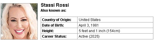 Pornstar Stassi Rossi