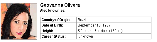 Pornstar Geovanna Olivera