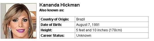 Pornstar Kananda Hickman