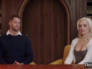 Alex Grey getting fucked anally in the office