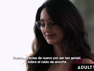 Hot brunette Eliza Ibarra fucking her step brother