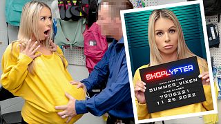 Summer Vixen getting fucked by a security guy