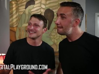 Jade Nile getting fucked rough by Keiran Lee and Mr Pete